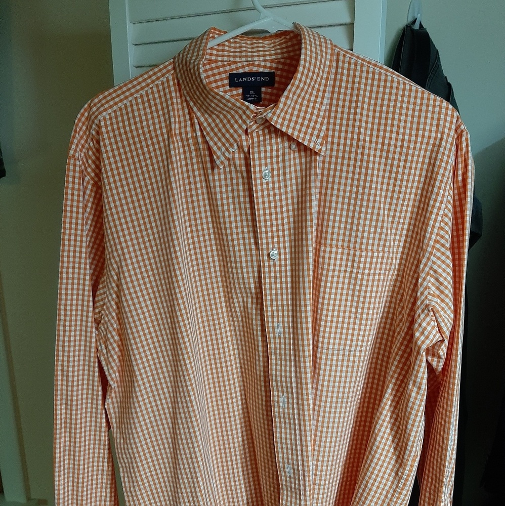 XL lands end dress shirt